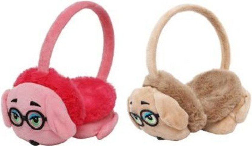 AKADO Headphone design Cartoon winter ear muff soft warm hat cap