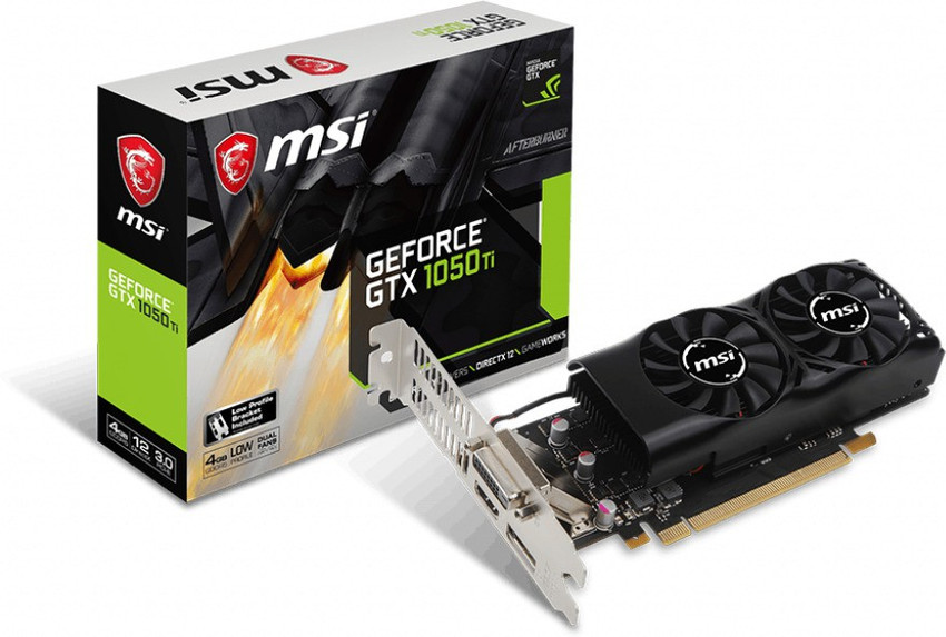 MSI NVIDIA GeForce GTX 1050 Ti 4GT LP I 128 bit I PCI Express x16