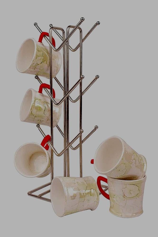 Buy Sintage Stainless Steel Coffee Cup Holder/Tea Cup Stand/Mug Holder Stand  (12 Cup) Cup Kitchen Rack Online at Best Prices in India - JioMart.