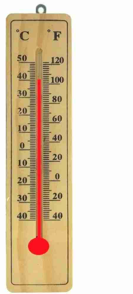 Wooden ambient thermometer