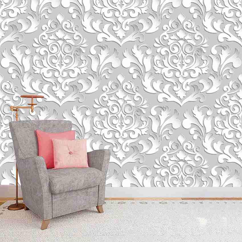 Silver wallpaper shop for walls