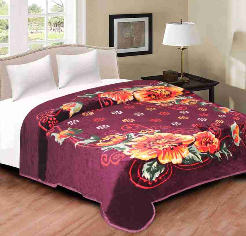 Flipkart SmartBuy Floral Double Mink Blanket for Heavy Winter Buy Flipkart SmartBuy Floral Double Mink Blanket for Heavy Winter Online at Best Price in India Flipkart