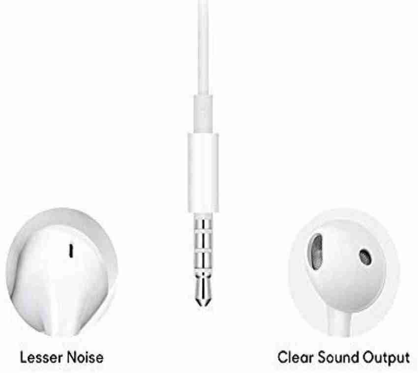 Yash Collections MI Earphones Redmi 8A Dual White InEarphone