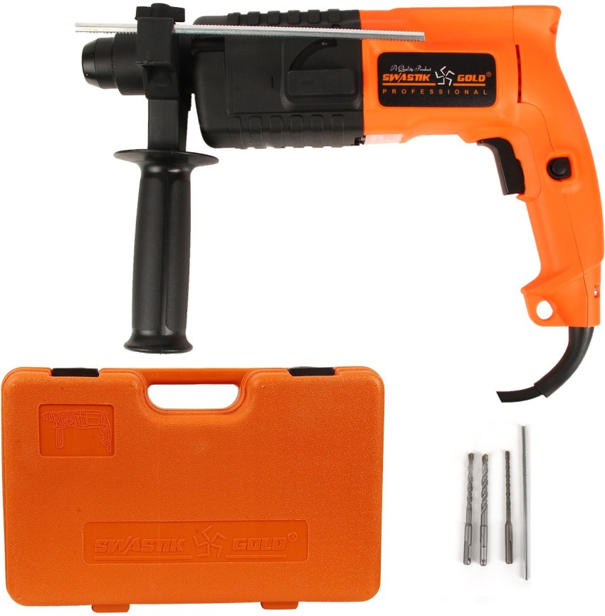 SWASTIK GOLD 20mm 800W Rotary hammer drill machine SDS plus with 2