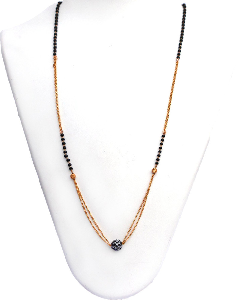 Jewel WORLD mangalsutra design short Alloy Mangalsutra Price in