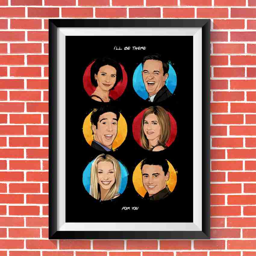 Friends TV Series Poster Framed Wall Hanging Decorative Item for