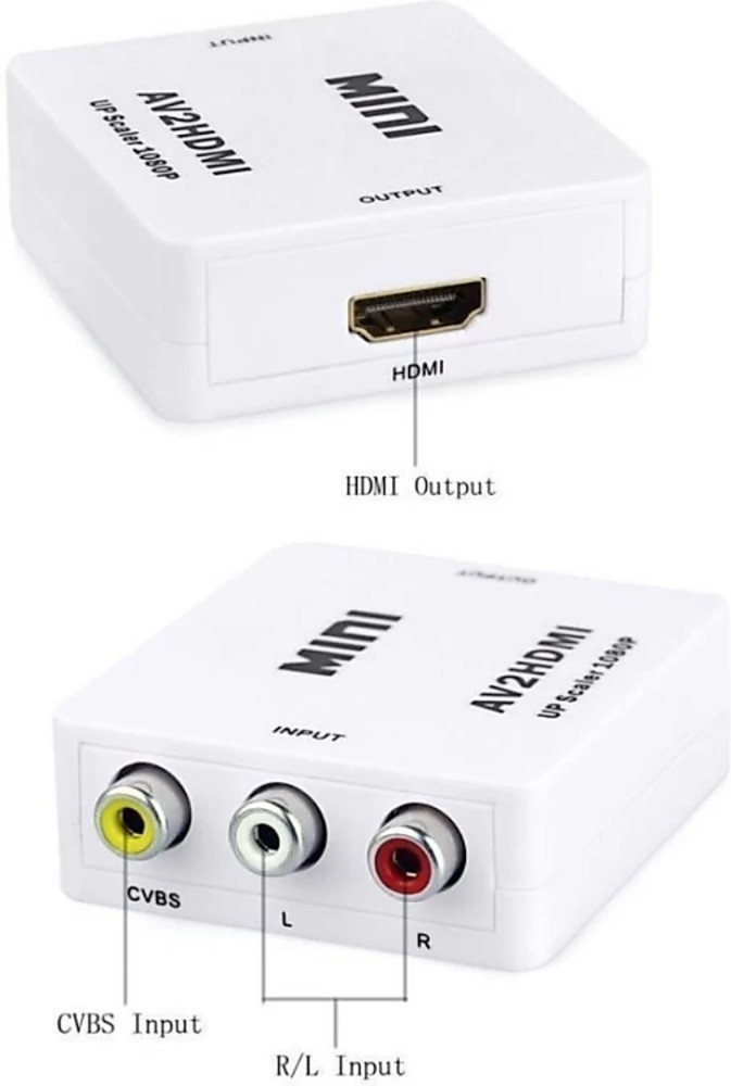 Sharp beak TV out Cable Terabyte AV2 TO HDMI Converter UP SCALER