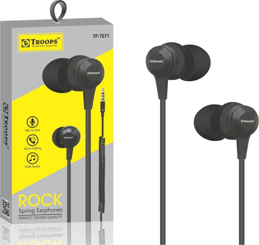 TP TROOPS Earphone Headphone for Smartphones TP 7071 Wired Headset