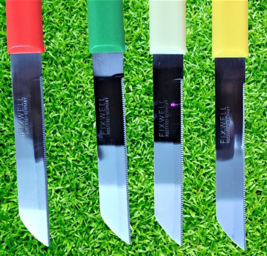 GENUINE Fixwell German Stainless Steel Knives (Multicolor) Pack of