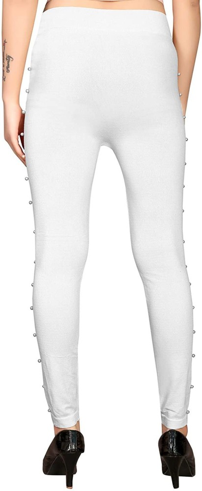 Buy MH Product Polycotton Jegging with Side Stone/Cotton Lycra
