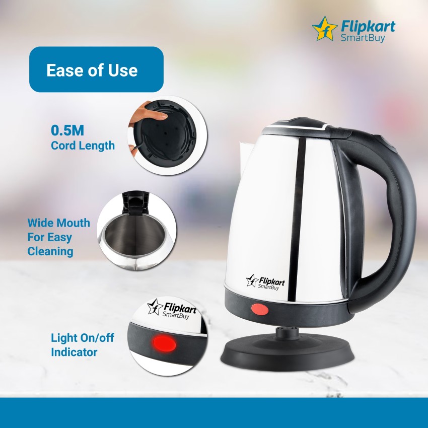 Electric water clearance kettle flipkart