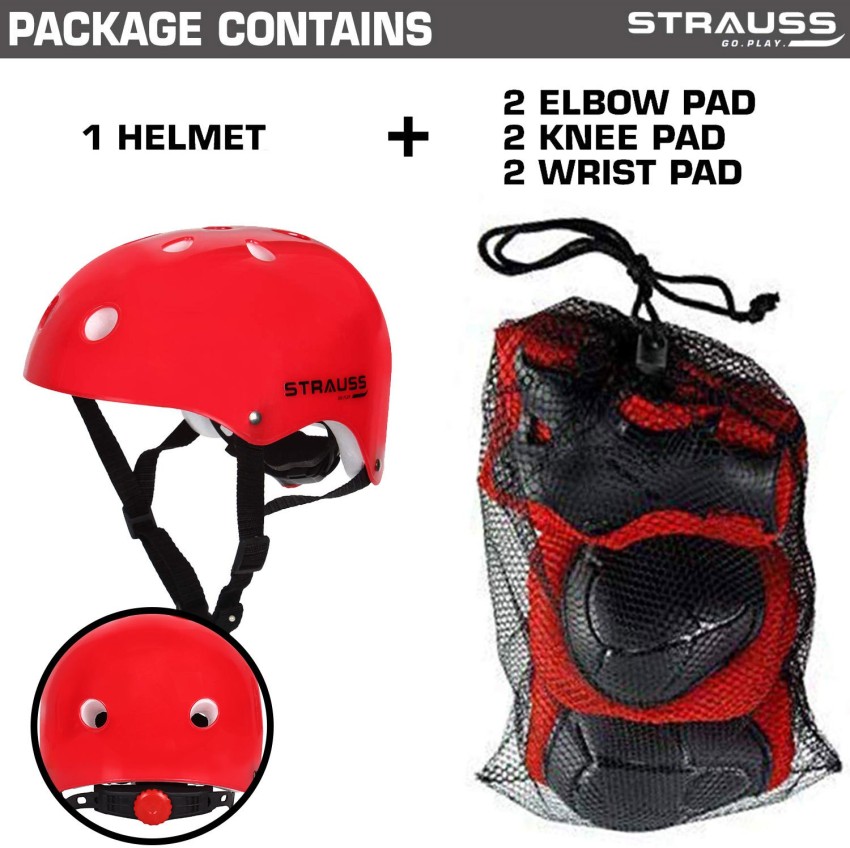 Strauss Kids Protective Gear With Adjustable Ring Skating Kit - Buy Strauss  Kids Protective Gear With Adjustable Ring Skating Kit Online at Best Prices  in India - Skating