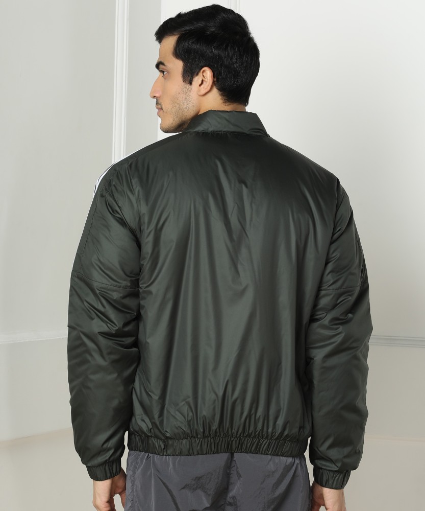 Adidas leather hotsell jacket for men