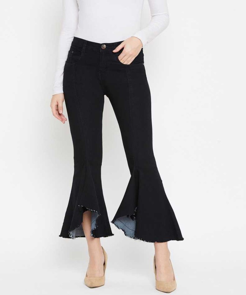 Buy Black Bell Bottoms Online In India -  India