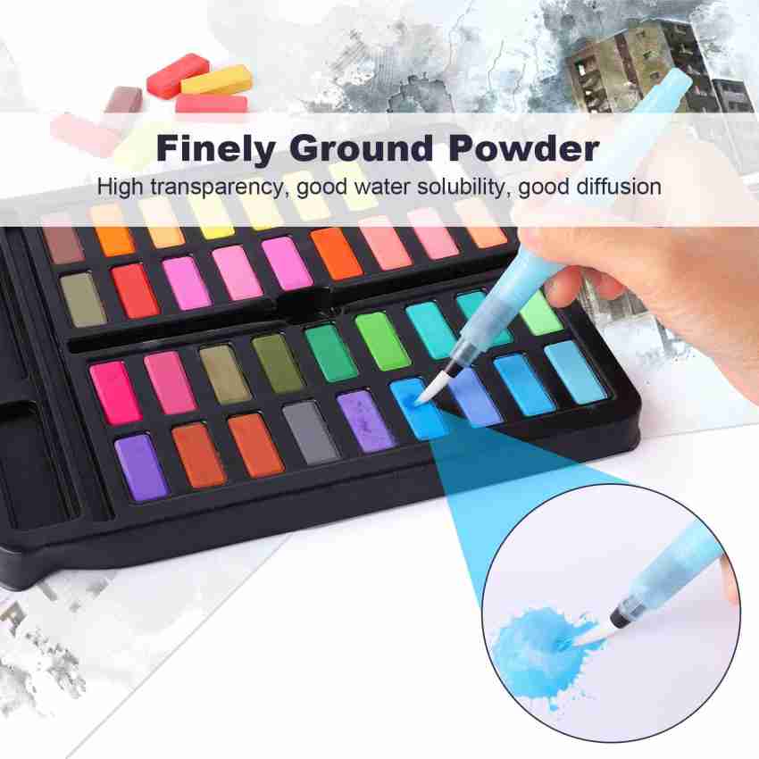 Portable Solid Pigment Water Color Paint Set  Professional Watercolor  Painting Set - Water Color - Aliexpress