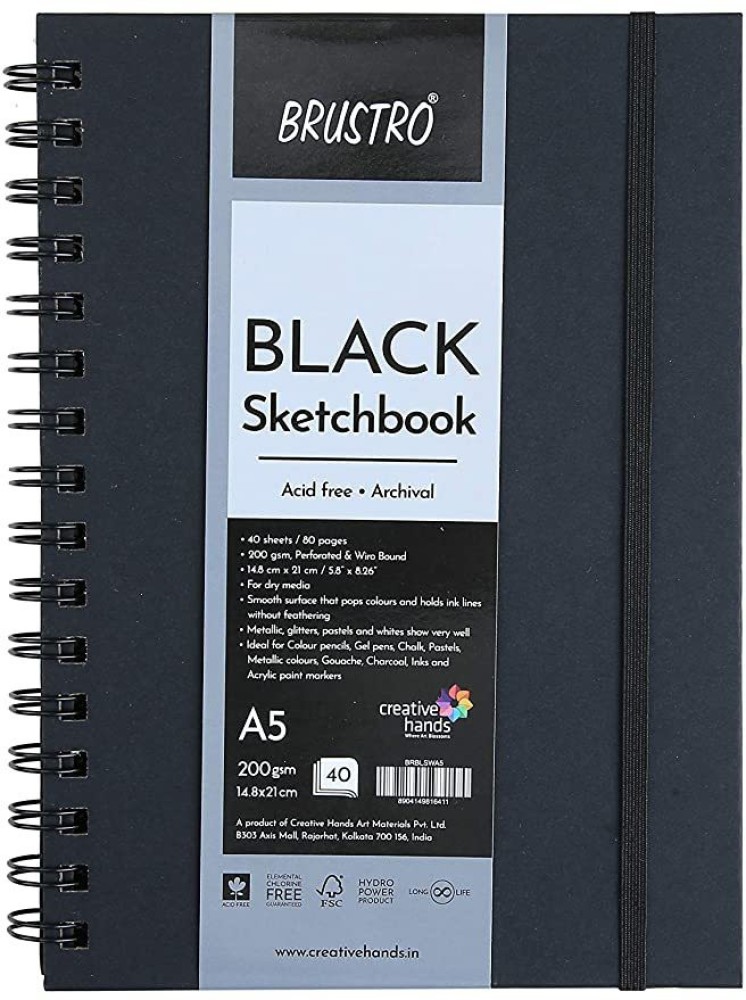 Sketching Pads in Sketchbooks  Art Paper  Black  Walmartcom