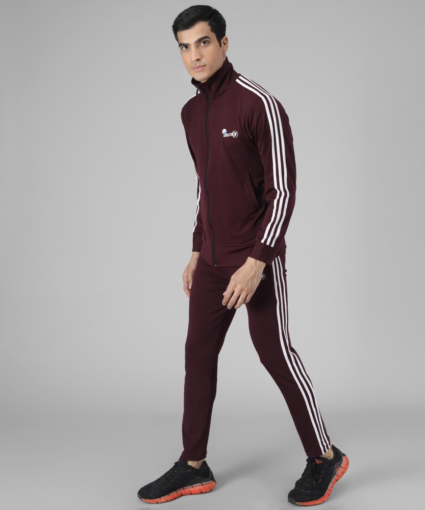 Burgundy adidas hot sale sweat suit