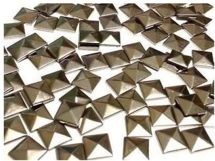 Silver Pyramid Studs