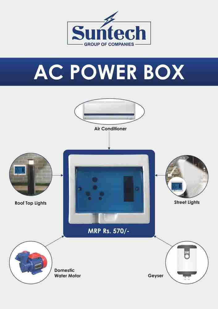 Suntech Industries Socket Combo with Box Distribution Board Price in India  - Buy Suntech Industries Socket Combo with Box Distribution Board online at  Flipkart.com