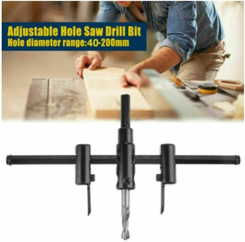 tightanium Adjustable Holesaw Cutter 40mm to 200mm Price in India Buy tightanium Adjustable Holesaw Cutter 40mm to 200mm online at Flipkart