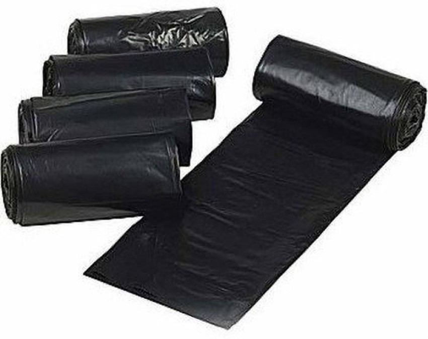 Dustbin Bags (20x26-inches, Black) medium pack of 50