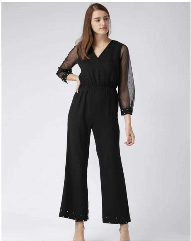 SATNAM GLOBAL Solid Women Jumpsuit Buy SATNAM GLOBAL Solid Women