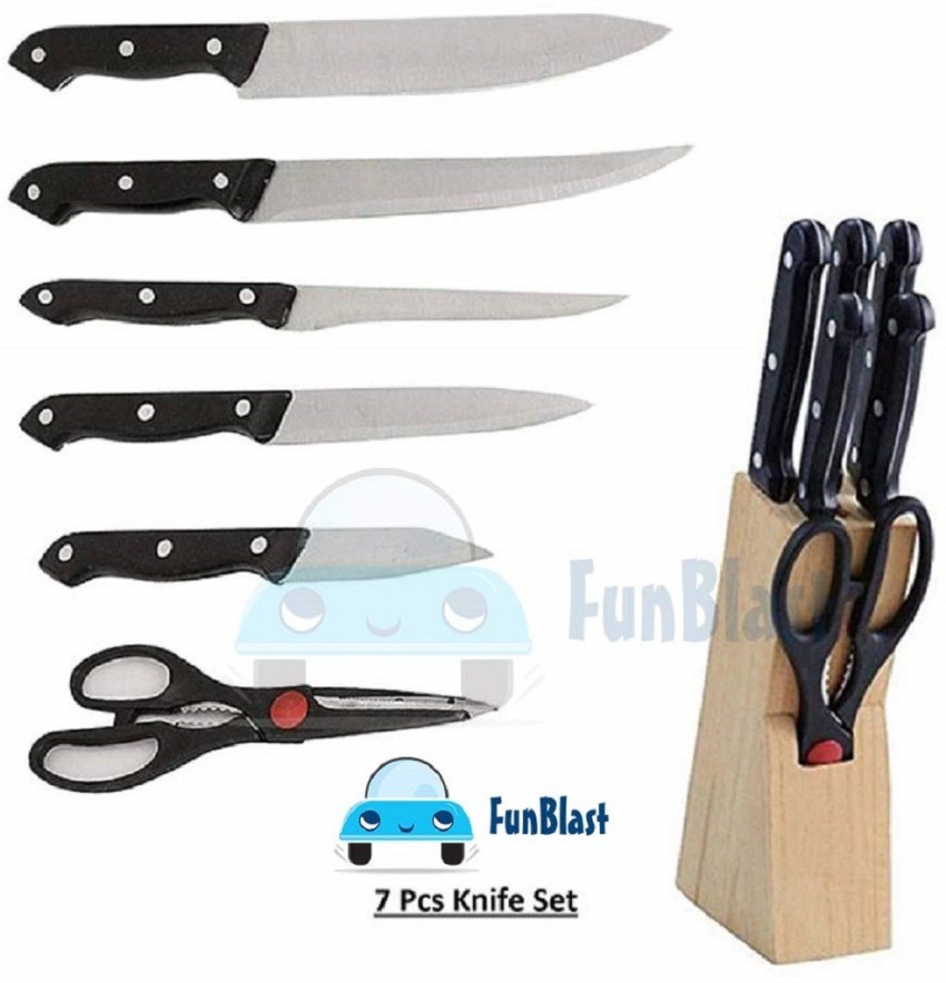 25pcs Set Kitchen Knife Set With Wooden Block Ultra Sharp High Carbon  Stainless Steel Chef Knife