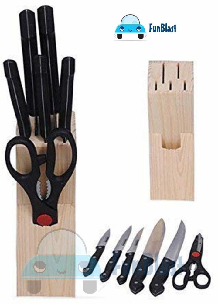 25pcs Set Kitchen Knife Set With Wooden Block Ultra Sharp High