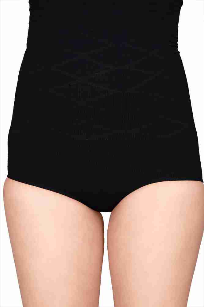 Buy MYYNTI Women's High Waist Tummy Tucker Shapewear Tummy Control Panties  Hipster Underwear Body Shaper Waist Slimming Free Size Black_Color at