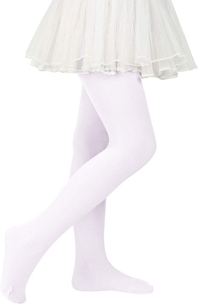 New Girls Target White Tights NWT 4-6 Years