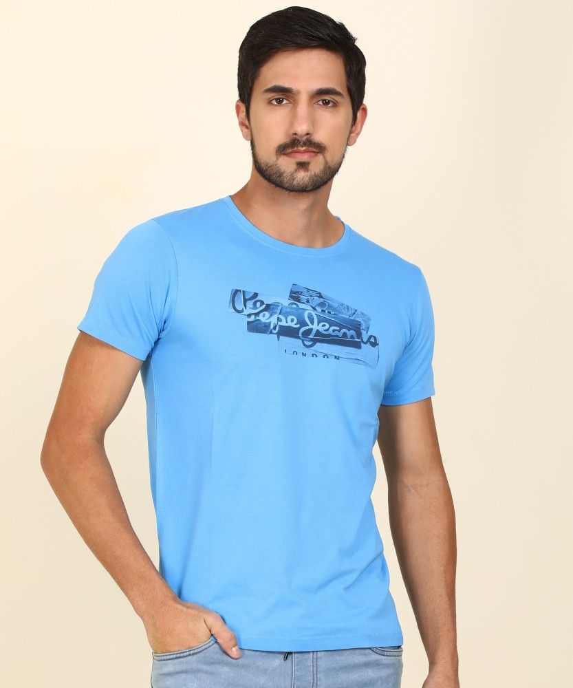 Denim t shirt sales flipkart