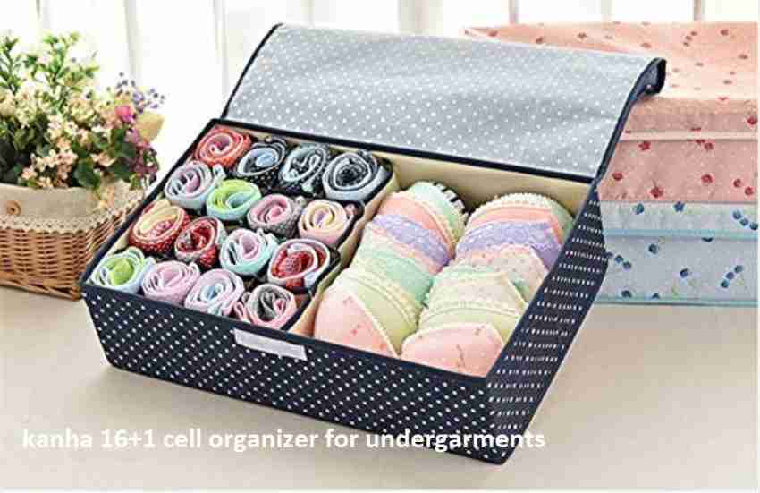 Kanha Foldable Storage Box Closet Organizer for Underwear,Socks
