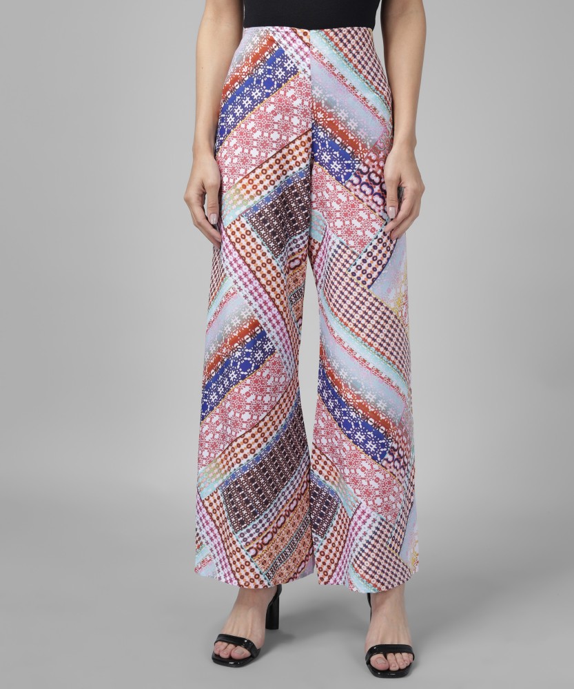 FAIRIANO Regular Fit Women Multicolor Trousers - Buy FAIRIANO Regular Fit  Women Multicolor Trousers Online at Best Prices in India