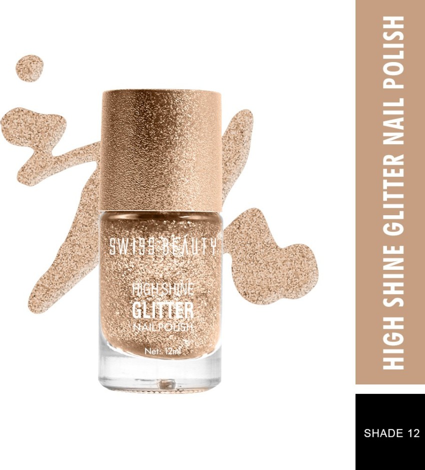 Buy SWISS BEAUTY High Shine Glitter Nail Polish 06 - 12 ml at Best Price @  Tata CLiQ
