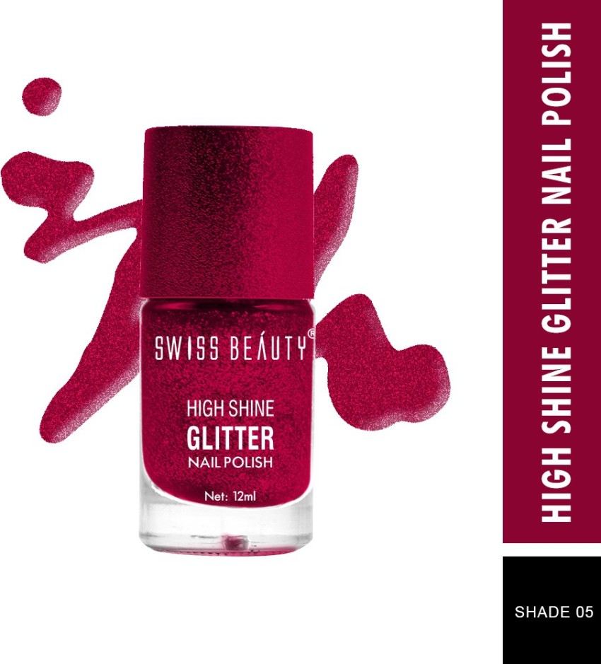 SWISS BEAUTY Nail polish MS045 (Glitter)-09 Glitter-09 - Price in India,  Buy SWISS BEAUTY Nail polish MS045 (Glitter)-09 Glitter-09 Online In India,  Reviews, Ratings & Features | Flipkart.com