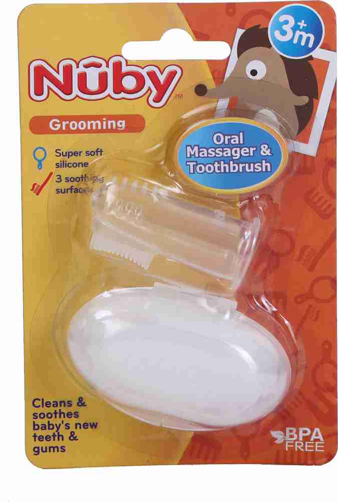 Nuby finger toothbrush new arrivals