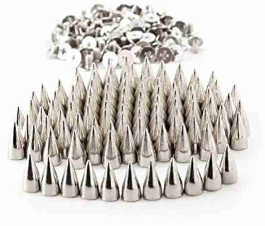 Studs and Spikes Punk Spikes for Crafts, Silver Cone Spikes, Punk Spikes