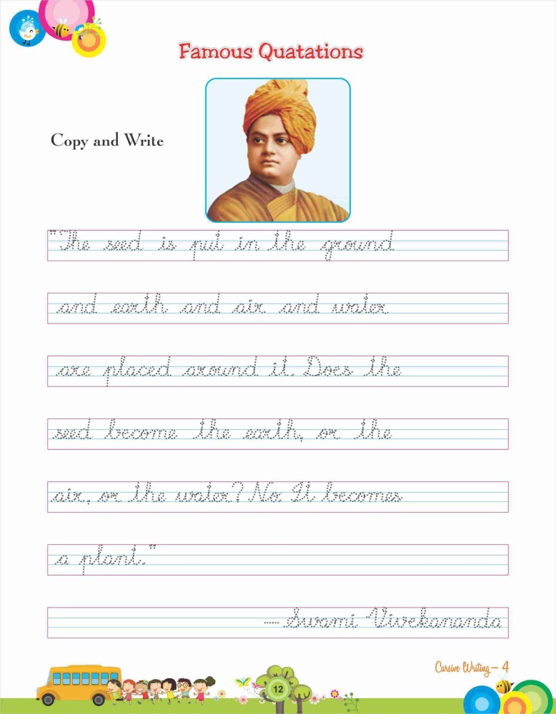 Cursive Writing Book (Sentences) Part 4: Buy Cursive Writing Book  (Sentences) Part 4 by unknown at Low Price in India
