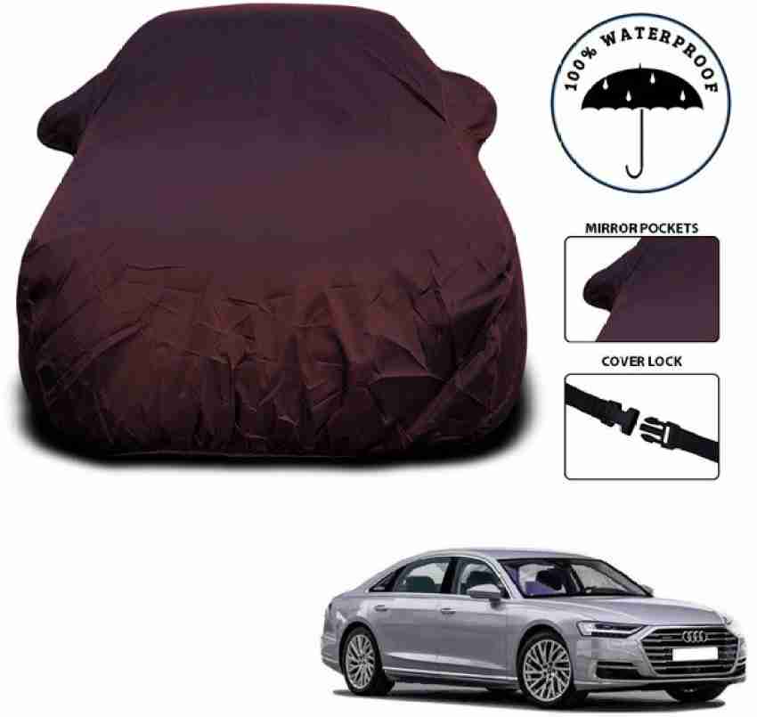 ANTHUB Car Cover For Audi A8 (With Mirror Pockets) Price in India