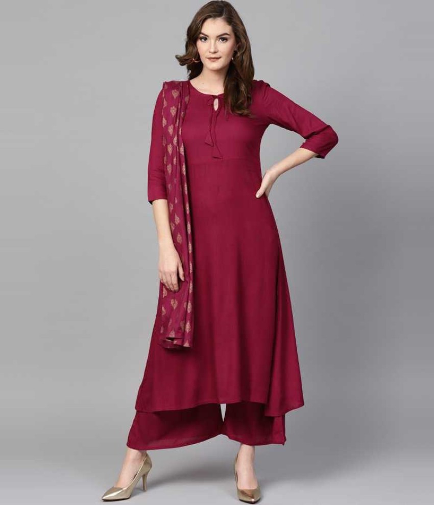 Flipkart kurti with on sale palazzo