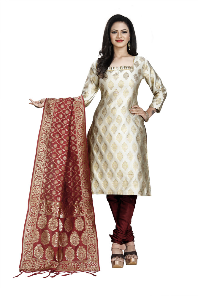 Brocade suits deals neck designs