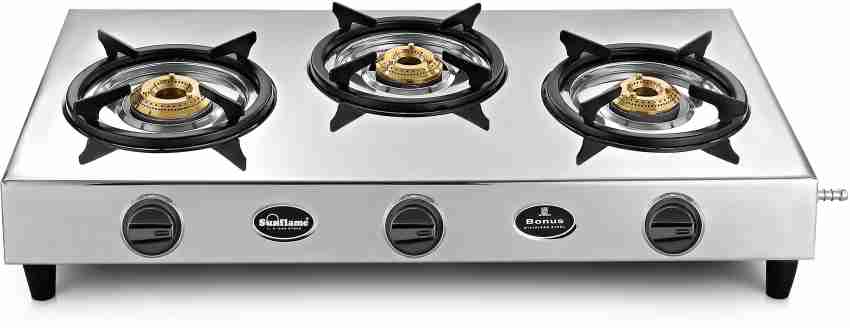 Sunflame Single Burner Stainless Steel Burner Gas Stove Manual