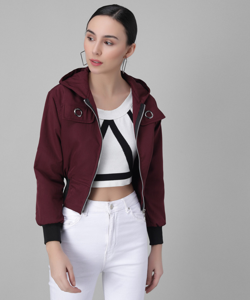FUNDAY FASHION Full Sleeve Solid Women Jacket Buy FUNDAY FASHION