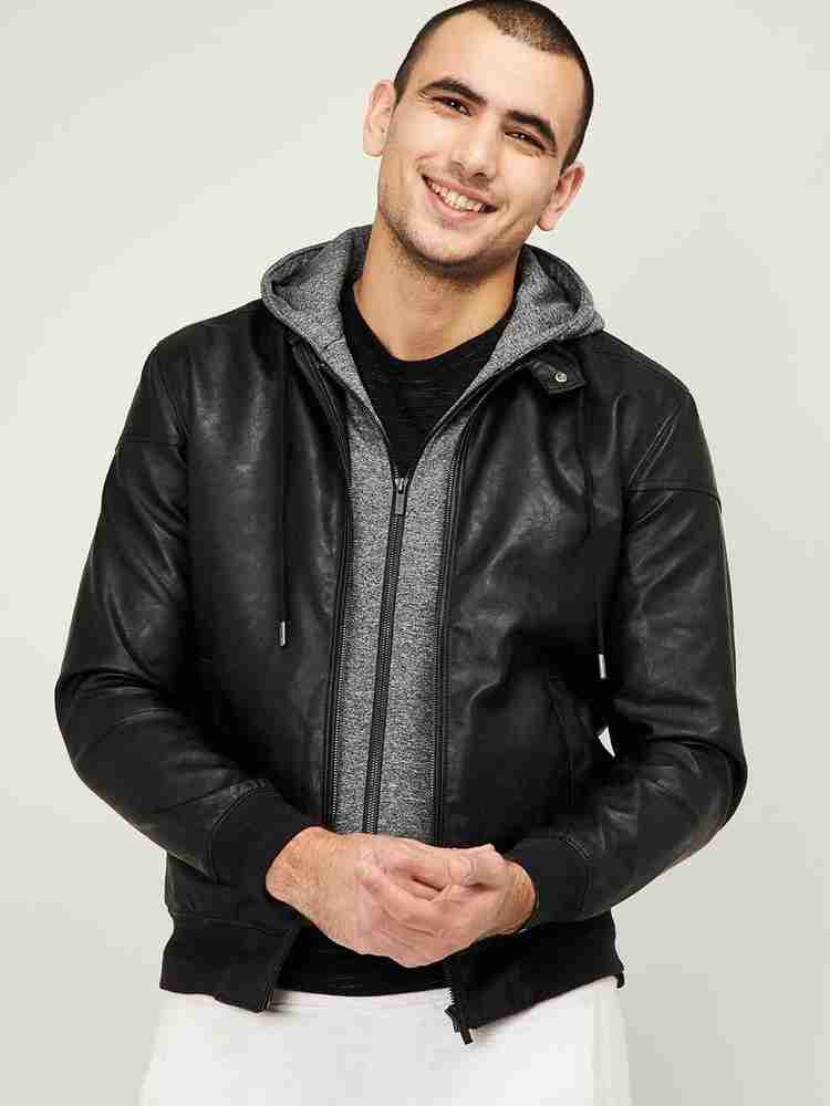 Bossini leather on sale jacket