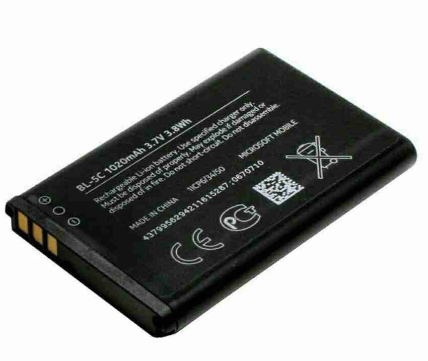 BL-5c Battery 1020 Mah Compatible for Nokia