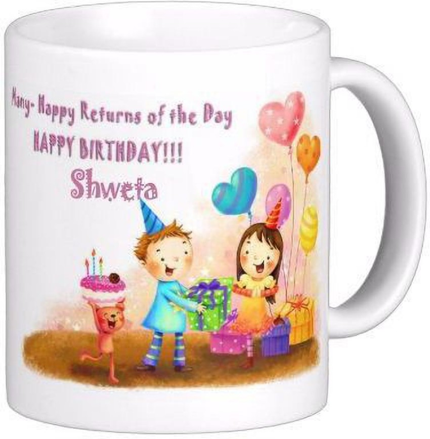 I have written shweta Name on Cakes and Wishes on this birthday wish and it  is amazing … | Birthday cake for wife, Happy birthday cupcakes, Birthday  cake with photo