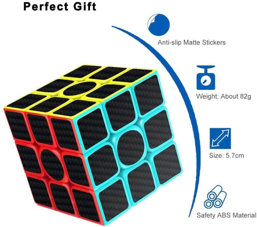 CFMOUR Pyraminx Rubix Cube Pyramid Cube Stickerless Triangle Magic Cube