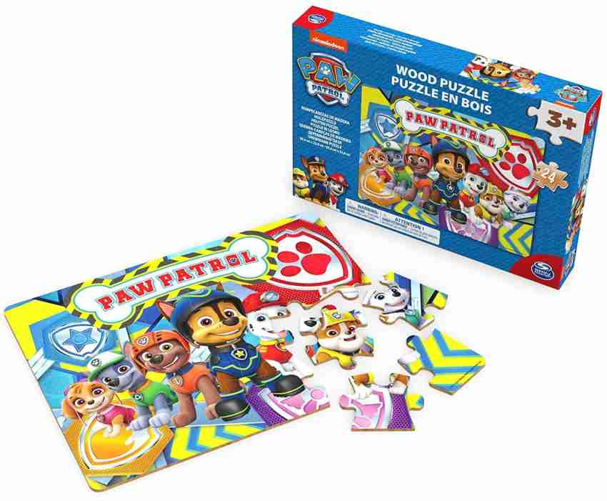 Paw patrol wooden hot sale puzzle 3 pack