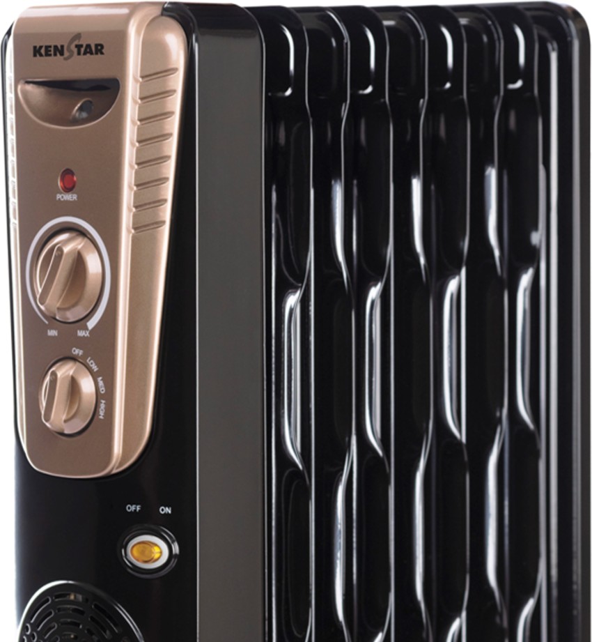 Candes 2400W 9 Fins Black OFR Room Heater with PTC Radiator Fan, 9FINOFRH1CC