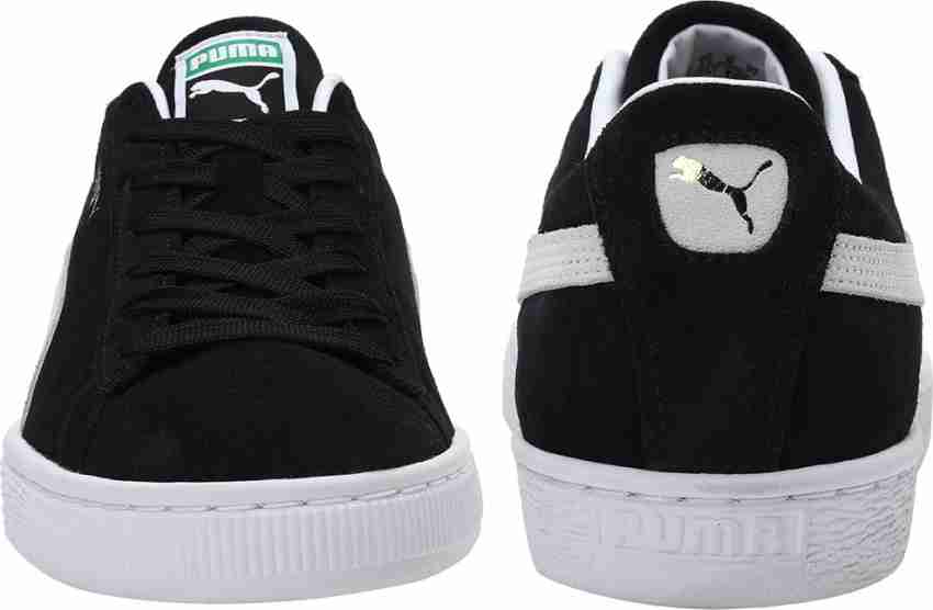 Puma Mens Suede Classic XXI Sneakers - Black/White - 8 US 